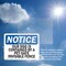 Signmission Our Dog Is Contained By A Pet-Safe Invisible Fence, 5 in W x Rectangle, Vinyl Decal OS-2PACK-NS-D-35-L-17064 - alternate 2